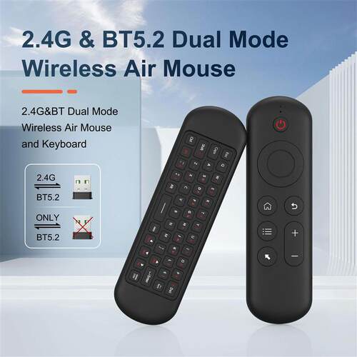 Mini Bluetooth 50 Keyboard 24G Wireless Air Mouse Backligh