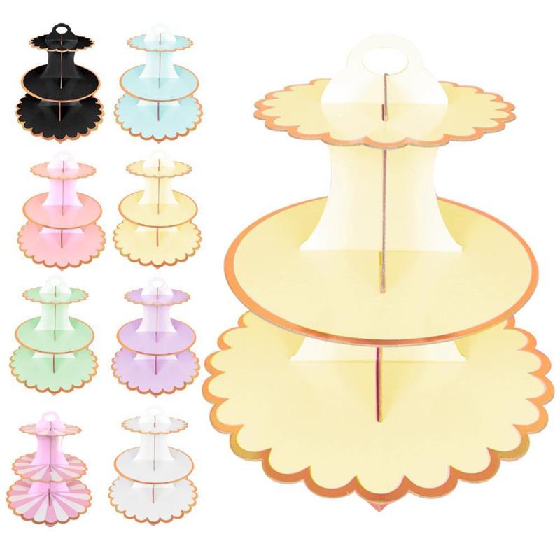 3Layer Cupcake Dessert Paper Stand Display Rack Birthday