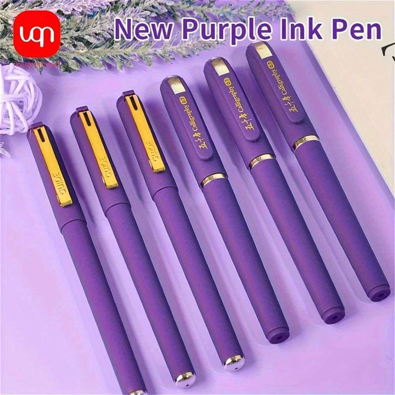 High Quality Purple Ink Gel Pens  Smooth Writing , 0  7mm,