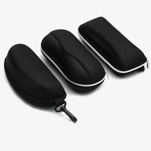 Zipper glasses box Black sunglasses box Glasses case