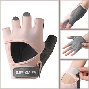 Men Cycling Gloves Half Finger Gym Gloves Women Mitten Breat
