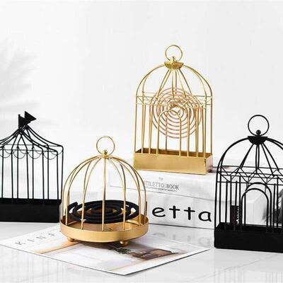 Mosquito Coil Incense Holder Repellant home burner birdcage