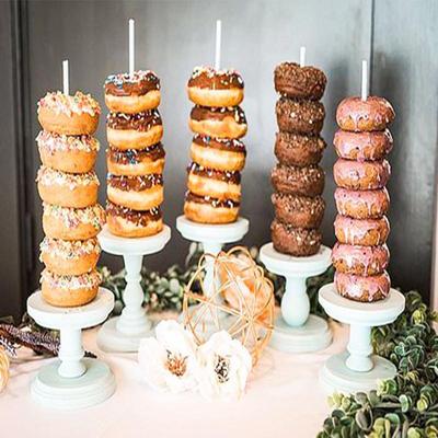 Wedding Decoration Donuts Wall Wooden Holds Stand Dessert