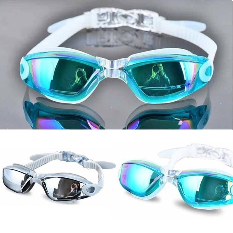Antifog Swimsuit Glasses Swimming Diving Goggles Swim Plug