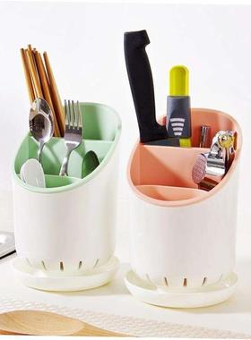 chopsticks holder draining rack plastic ecofriend spoon box