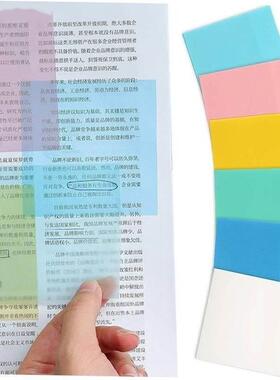 Waterproof PET Transparent Sticky Notes Memo Pad 50 Sheets S