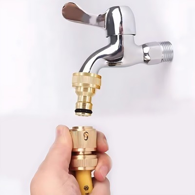 铜水管接头4分螺纹洗衣机洗车接