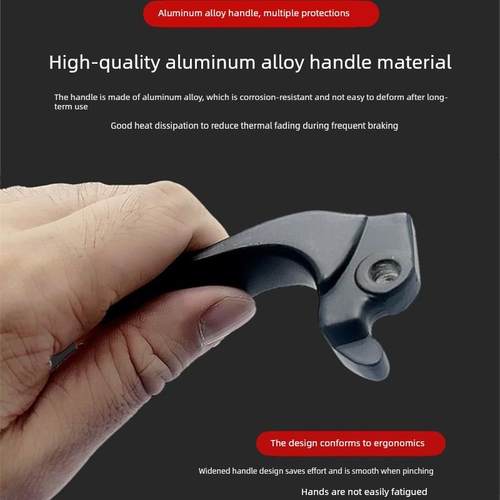 适用雅迪爱玛电瓶车刹车把手柄M8E6T6DT5DT6碟刹把手油刹立马牛角