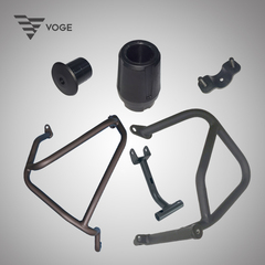 无极525DSX原装普通版黑武士公路版旷野版原装防摔杠护杠保险杠头