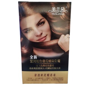 美兰朵染发剂植物（新品）莹润炫色傻瓜蜡染彩膏妆典染发膏彩色