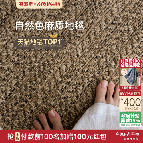 赛波斯土耳其进口中古风地毯耐磨