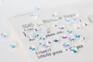 施家水晶5045/6和8mm车轮珠手链串珠珠绣材料包手工DIY配件