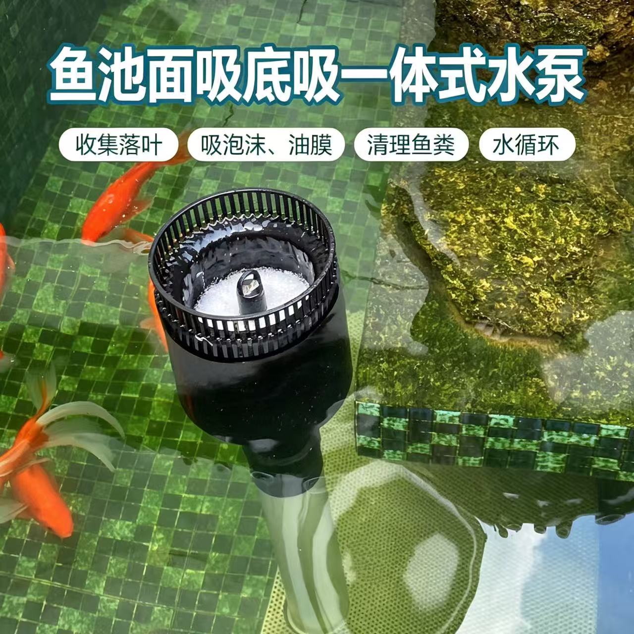 撇渣鱼池面除泡沫油膜两用水泵