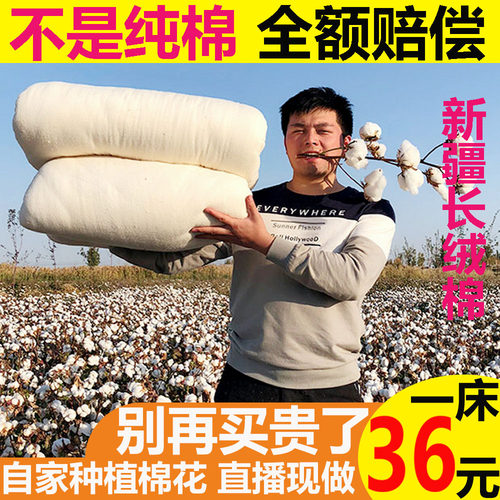 加厚保暖褥子手工单人新疆棉被