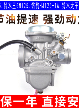 适用于铃木GS125铃木王GN125钻豹HJ125-1A铃木太子化油器