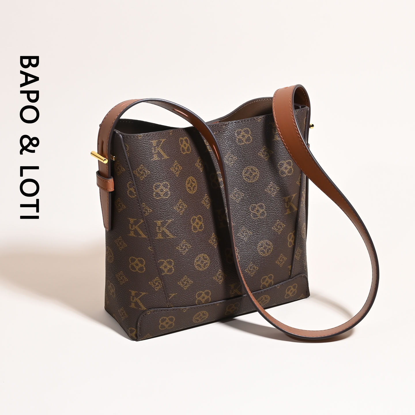 质感老花托特包包女士2025新款大容量水桶包休闲通勤单肩斜挎包女,箱包皮具/热销女包/男包,水桶包,淘宝优惠券,粉丝福利购,淘宝优惠卷