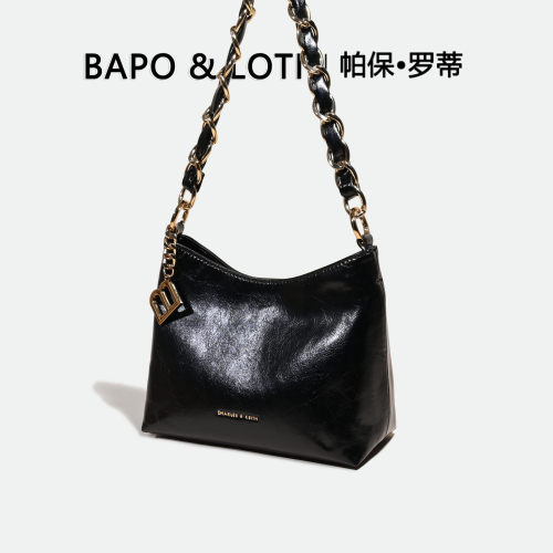 小众链条腋下包包女通勤hobo