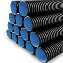 厂家直销HDPE双壁波纹管聚乙烯市政雨污下水道排污管电力管克拉管