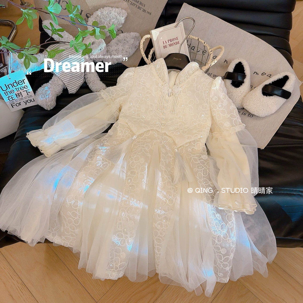 女童甜美新中式优雅加绒连衣裙*不加绒连衣裙2026冬季款979/981岚,童装/婴儿装/亲子装,连衣裙,淘宝优惠券,粉丝福利购,淘宝优惠卷