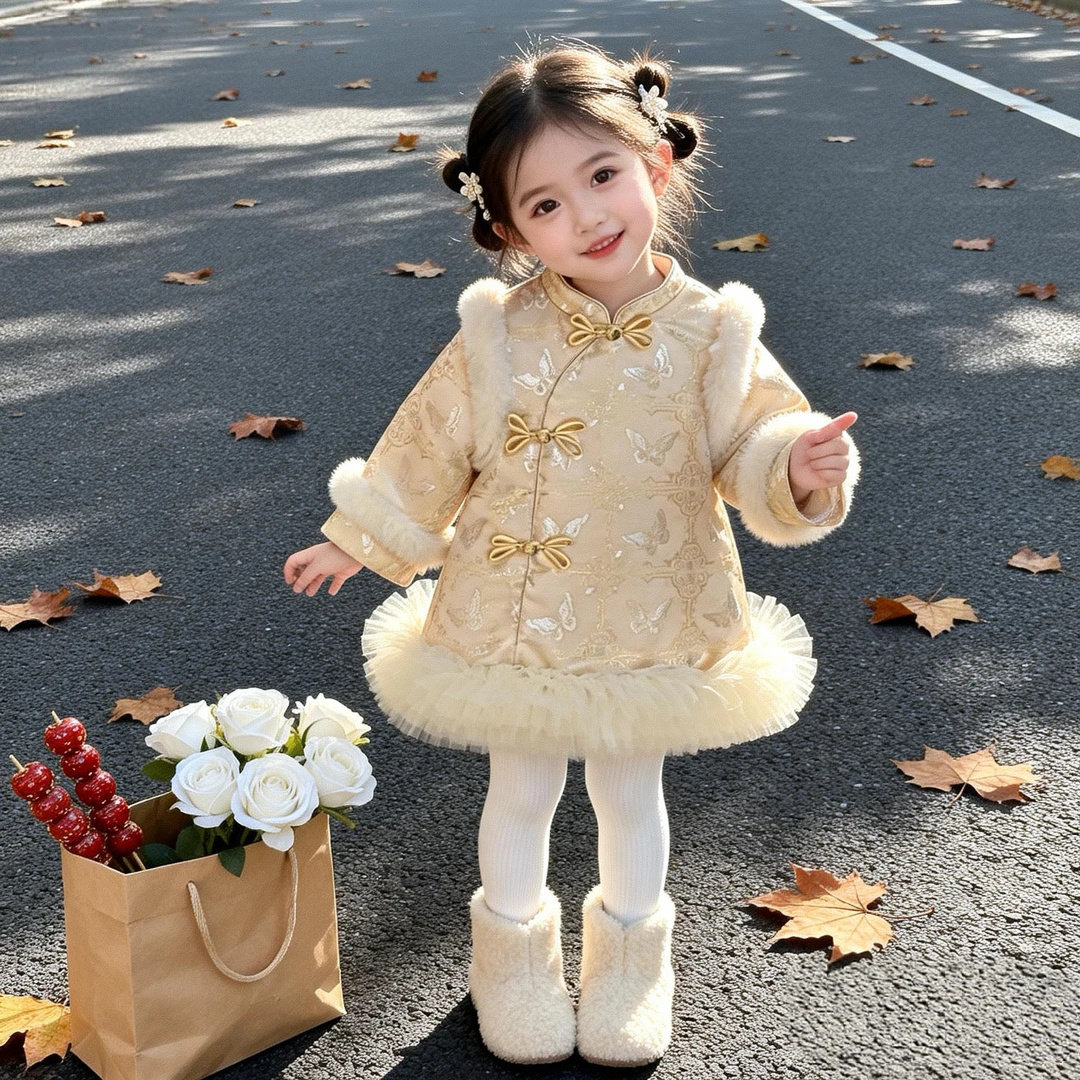 女童拜年服汉服中国风加厚唐装公主旗袍裙2025冬季新款YR003润,童装/婴儿装/亲子装,连衣裙,淘宝优惠券,粉丝福利购,淘宝优惠卷