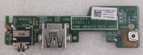 用于戴尔Latitude 3190 二合一 音量板电源按钮 00G131 LS-F462P