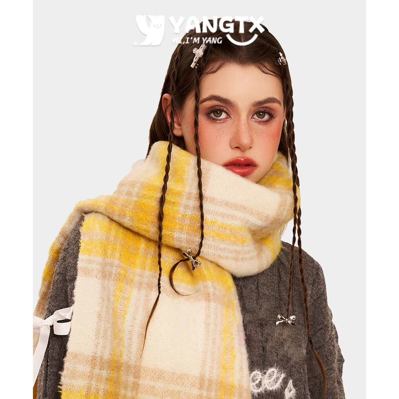 冬季休闲随意女性围巾