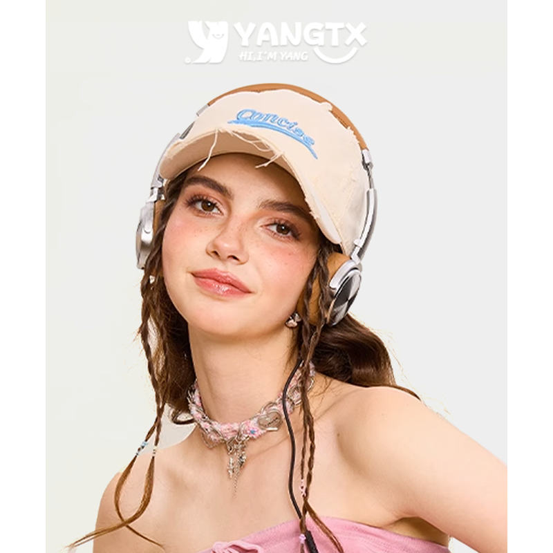 【杨同学】大头围显脸小棒球帽韩版软顶2025新款帽子春夏季鸭舌帽