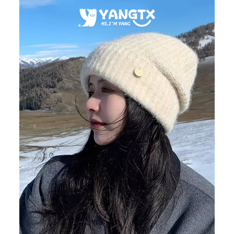 秋冬保暖针织ins毛线帽