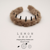 毛绒发箍女洗脸头箍秋冬新款 带齿防滑高颅顶网红高级感发卡头饰品