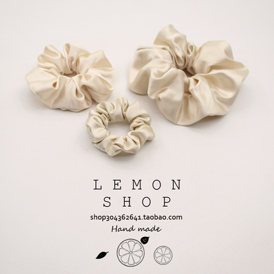 法式大号大肠发圈ins缎面小肠圈高级感扎头发橡皮筋韩国发绳头绳