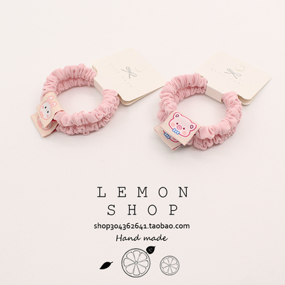 2个装卡通发圈头绳小肠