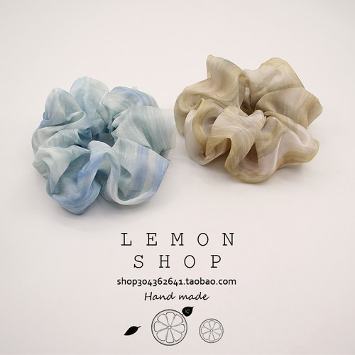 韩系网红新款复古气质大肠发圈女扎头发橡皮筋气质头绳发绳发饰品