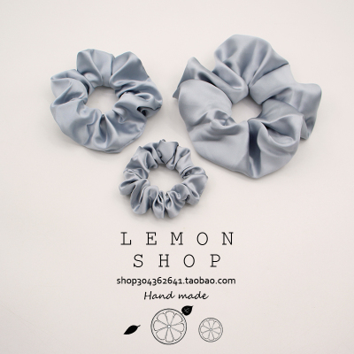 缎面大肠发圈高级感发绳复古法式头饰扎马尾头绳扎头发橡皮筋新款