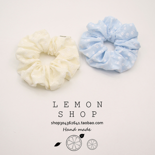 韩系碎花大肠发圈女高级感发饰丸子头扎头发2025新款 发绳头绳头花