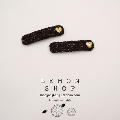 侧边前额刘海夹子秋冬2025年新款爱心边夹韩国网红发夹发卡发饰品