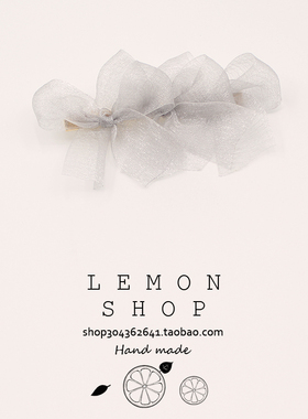 蝴蝶结发夹后脑勺韩国纱布黑色蕾丝超仙网红日系少女边夹侧边头饰