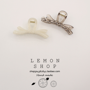 蝴蝶结抓夹后脑勺鲨鱼夹2025年新款 网红高级感发卡百搭发夹发饰品