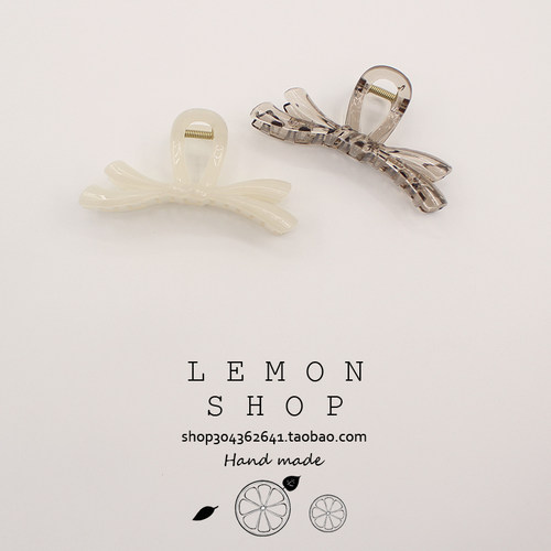 蝴蝶结抓夹后脑勺鲨鱼夹2025年新款网红高级感发卡百搭发夹发饰品