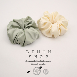 缎面大肠发圈高级感发绳复古法式 头饰扎马尾头绳扎头发橡皮筋新款