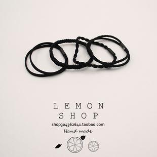 头绳不勒发无扎痕成人扎头发皮筋基础头饰发饰发圈高弹力耐用发绳