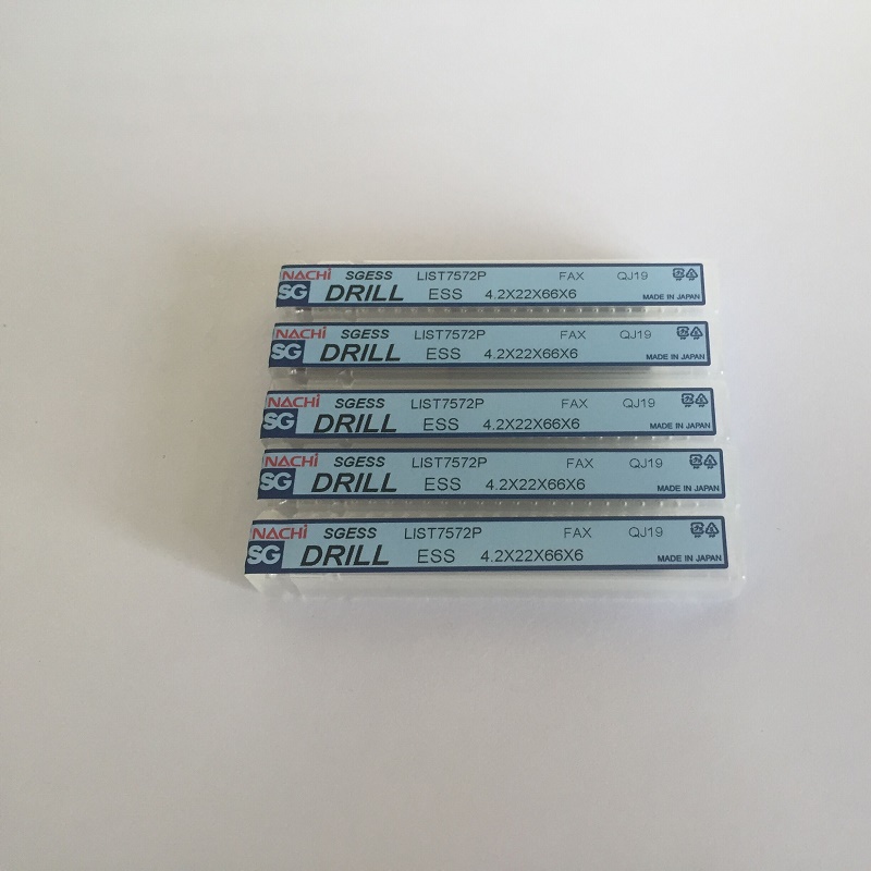 日本 进口 Nachi 钻头 SGESS DRILL QJ19 List7572P 4.2*22*66*6
