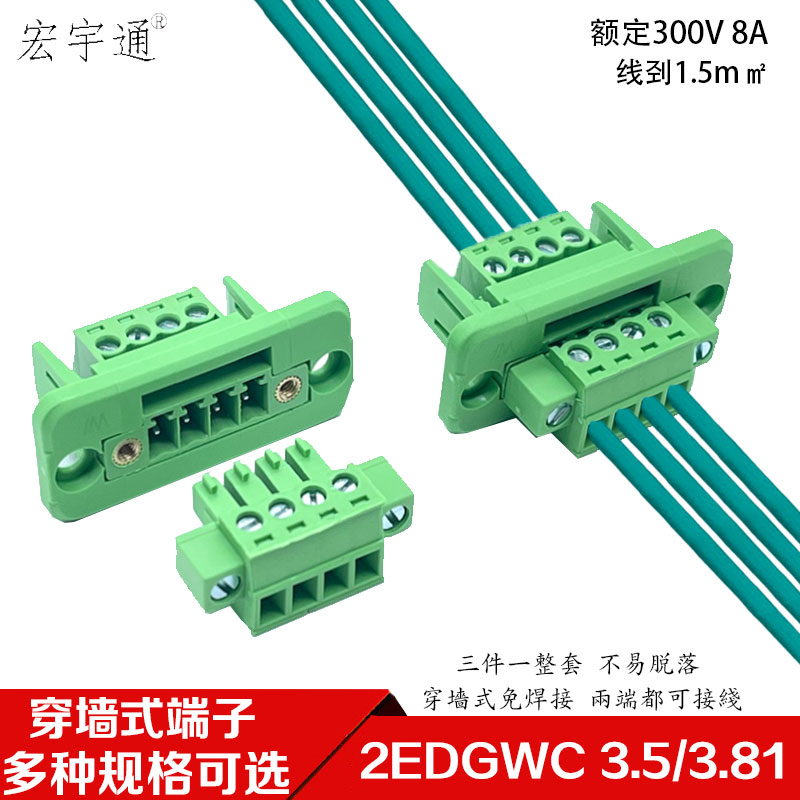 2EDGWC-3.5/3.5MM穿墙固定面板