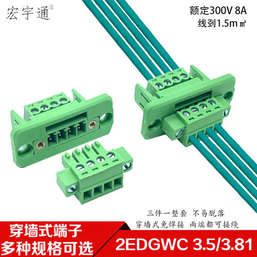 2EDGWC-3.5/3.5MM穿墙固定面板