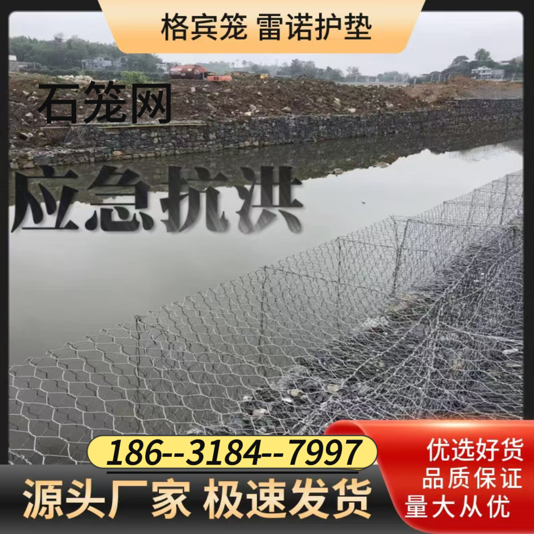镀锌石笼网箱格宾网垫护坡雷诺护垫防汛格宾笼河道治理固滨铅丝笼,金属材料及制品,丝网/金属网,淘宝优惠券,粉丝福利购,淘宝优惠卷