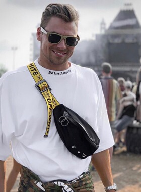 新款OFFWHITE方包OW腰包男女斜挎包侧背包死飞包通勤包胸包手机包