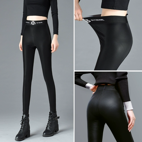 Акула, демисезонные флисовые штаны, модные леггинсы, коллекция 2021, высокая талия, в обтяжку, по фигуре, увеличенная толщина