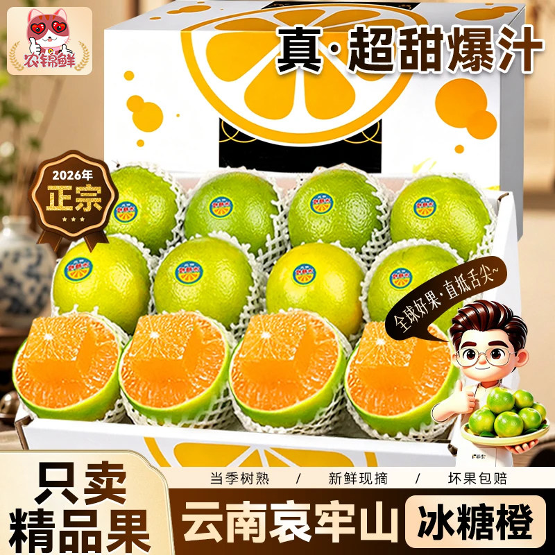 正宗云南哀牢山冰糖橙新鲜现摘