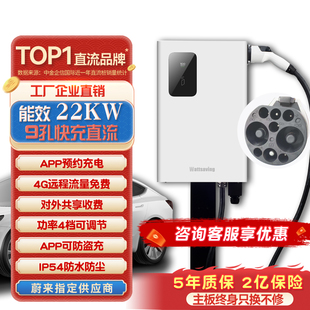 22kw新能源汽车快充适用于蔚来Et红旗 能效九孔直流充电桩7