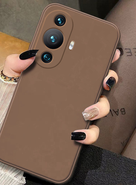 适用于华为nova11手机壳新款nova11Pro液态硅胶nova11se防摔全包直边纯色保护套Ultra男女简约沙漠金超薄软壳