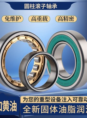 固态油脂NU NJ222 223 224 225 226 227 228 229 230圆柱滚子轴承